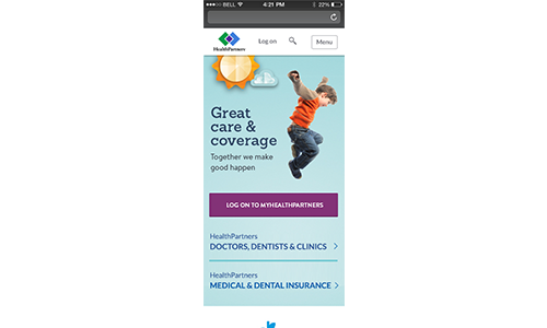HealthPartners 2016 Site